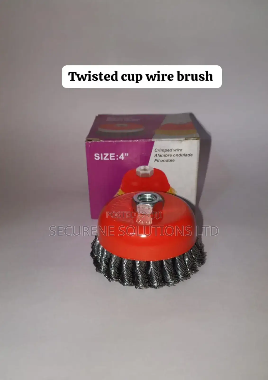 Twisted Cup Wire Brush 4"