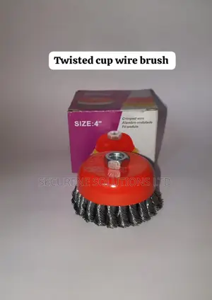 Twisted Cup Wire Brush 4"