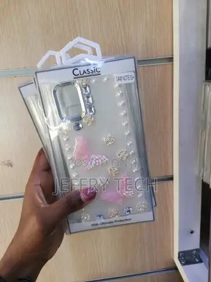 Bonitec Samsung Galaxy Note 10 Plus Glitter Sparkle Bling Clear Case