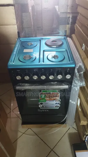 Syinix X 3+1 Standing Cooker 50*55 With Lectric Oven Cooker