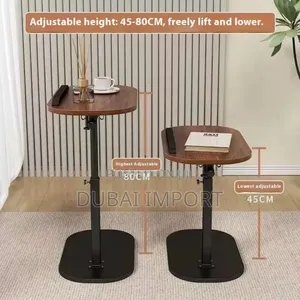 Adjustable Movable Solid Wooden Laptop Coffee Table