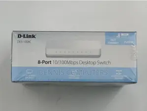 D-Link Des-1008c/B 8 Port 10/100base-T Unmanged Switch