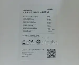 Longi 650 Watts Solar Panel