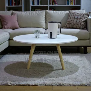 Shee Nordic Oval Coffee Table-White Good Quality Hardware