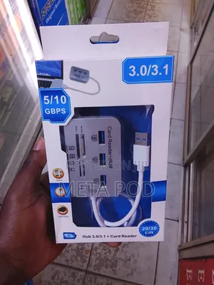 3 Port Usb 3.0 Hub With Card Reader