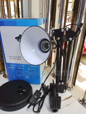 Adjustable Swing Arm Desk Lamp With Clamp Base