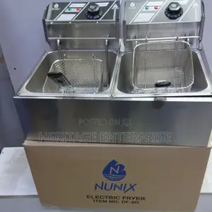 Chips Double Deep Fryer Nunix Electric Deep Frier