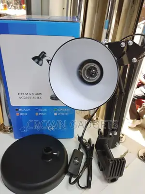 Metal Study Lamp E27 Reading Desk Light 40w