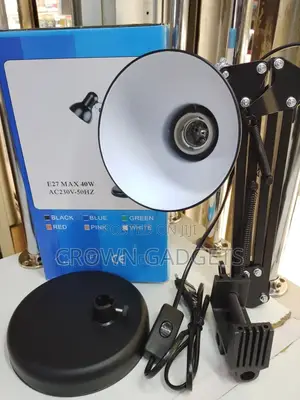 Swing Arm Table Lamp With Clamp Mount 40w