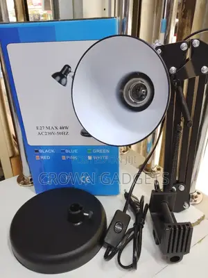 Swing Arm Table Lamp With Clamp Mount 40w