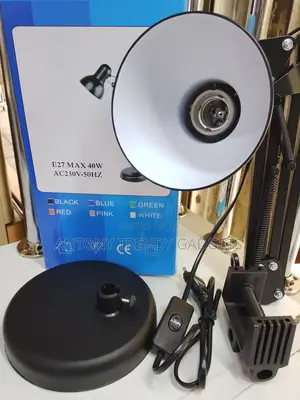 Adjustable Desk Lamp Swing Arm With Clamp & Base