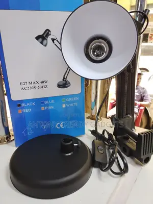 Metal Study Lamp E27 For Reading & Office Work