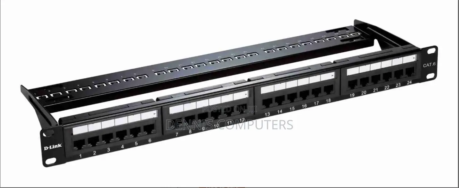D-Link NPP-C61blk241 Cat6 24-Port Patch Panel