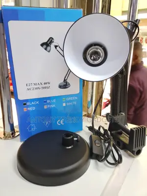 Classic Desk Lamp With Clamp Mount And Adjustable Arm