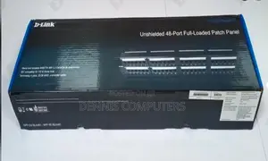 D-Link NPP-C61blk481 48 Port Cat6 Unshielded Fully Loaded Punch Down
