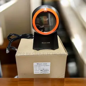 High Performance 1d 2d Desktop Round Laser Barcode Scanner