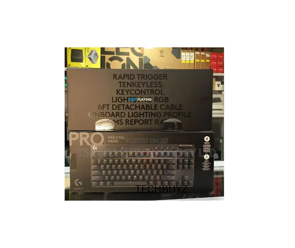 Logitech G Pro X Tkl Rapid (Tenkeyless) Wired Gaming Keyboard