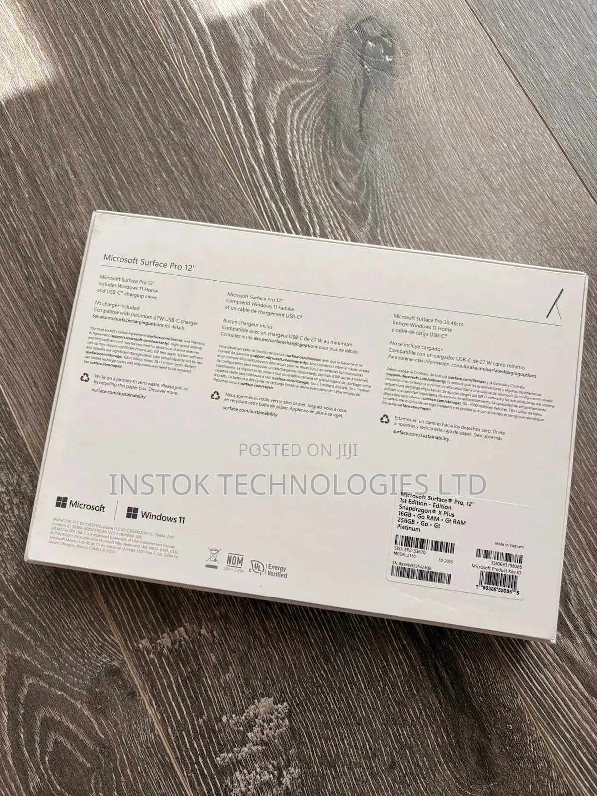 New Microsoft Surface Pro 512 GB Black