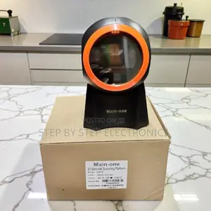 Usb Wired 1d 2d Desktop Laser Barcode Scanner Auto-Sensing Scanning