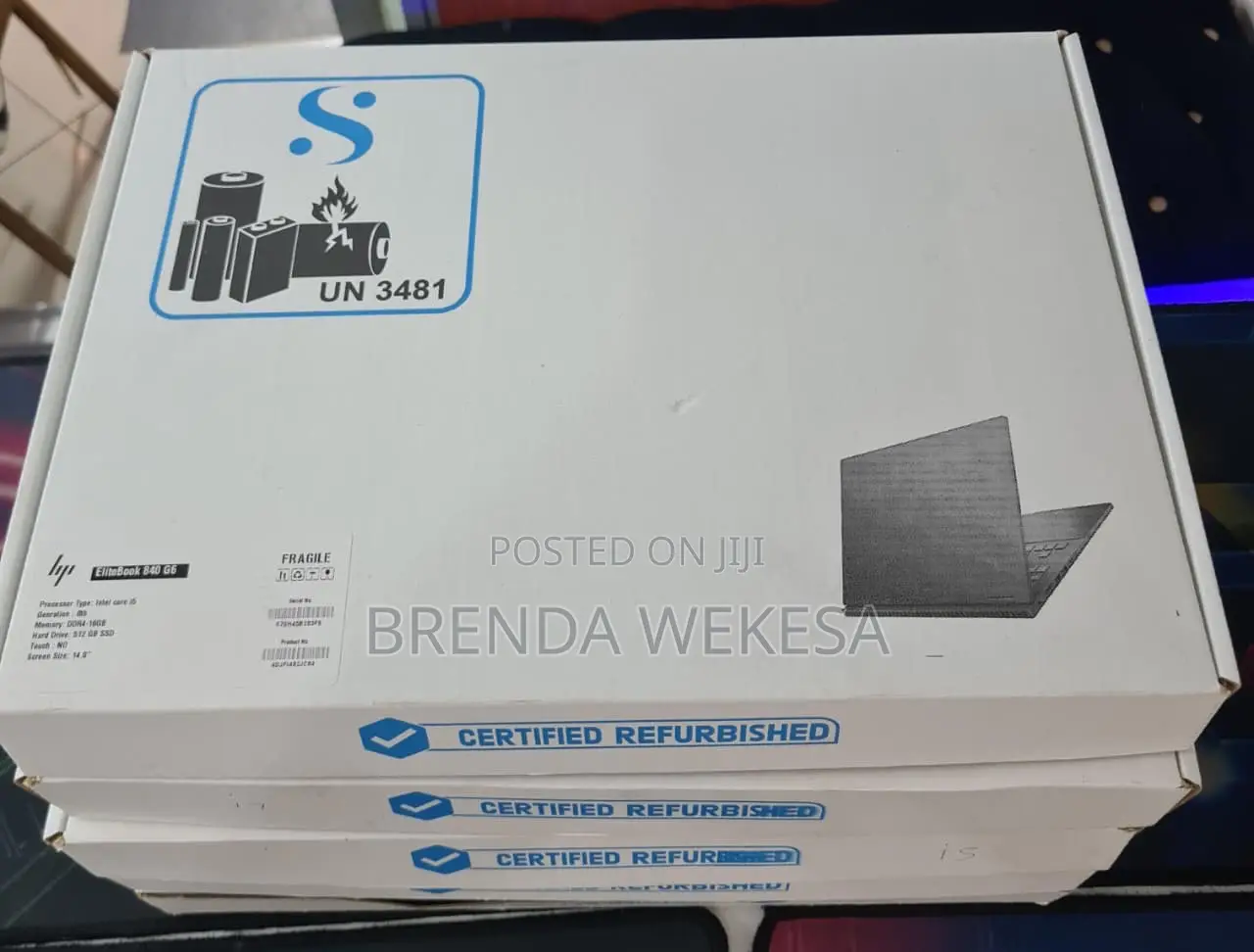 New Laptop HP EliteBook 840 G6 16GB Intel Core I7 SSD 512GB
