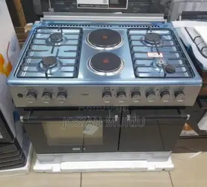 Mika 60*90 Standing Cooker 4 Gas Pool Jet Burners + 2 Rapid Hotplates