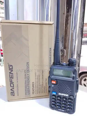 Portable Baofeng Uv-5r Walkie-Talkie With VHF/Uhf