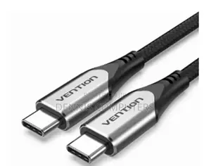 Vention Cotton Braided Usb-C to Usb-C 3.1 Cable 1m Gray