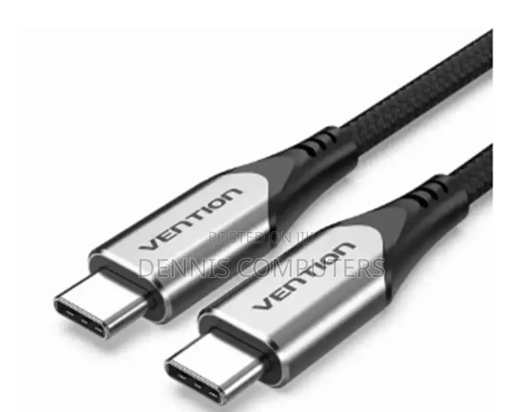 Vention Cotton Braided Usb-C to Usb-C 3.1 Cable 1m Gray