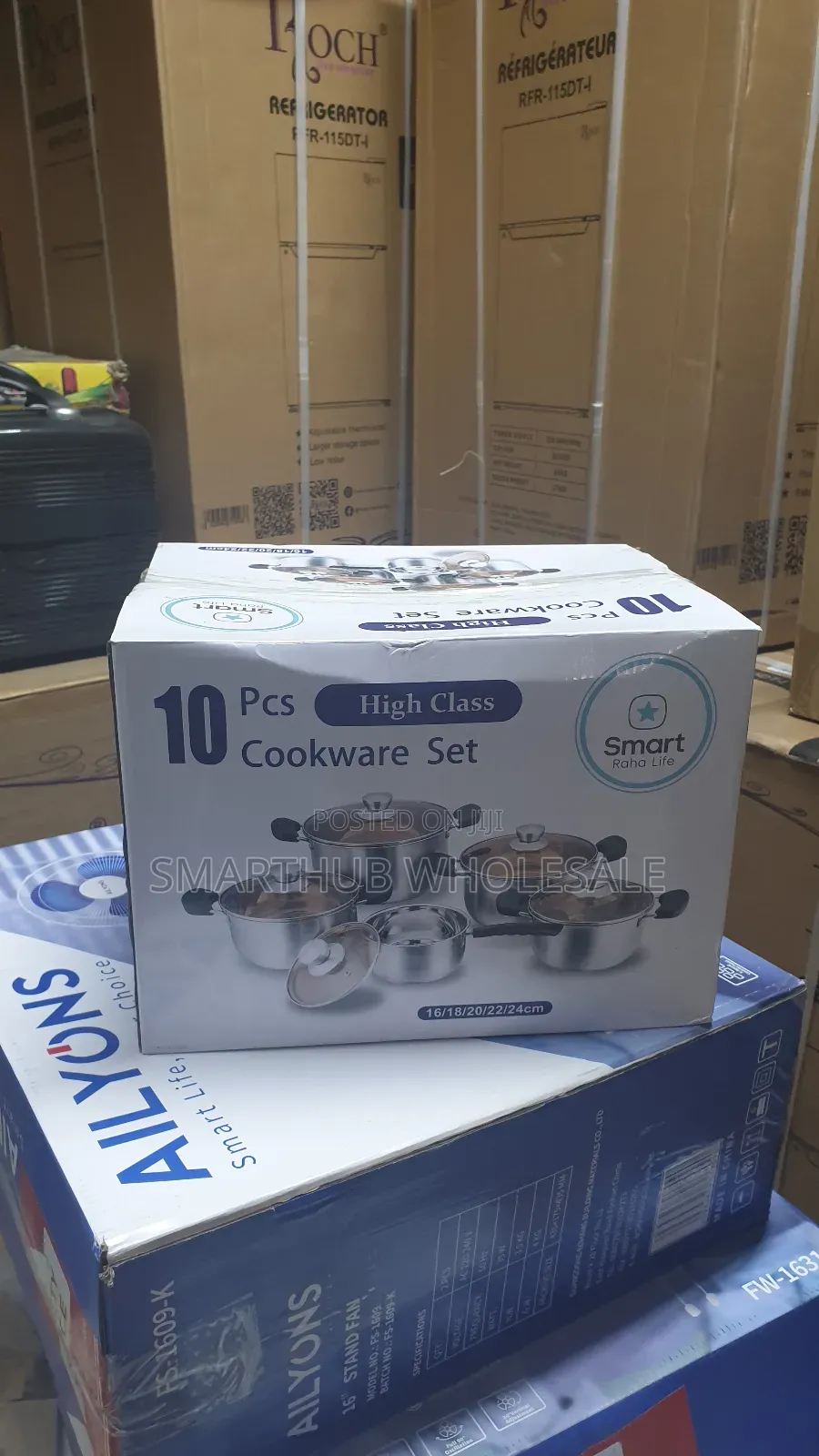 Jp 10pc Stainless Cookware Set Premium Kitchen Pots and Lids