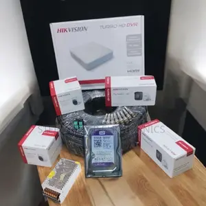 Hikvision 4 Turbo 2mp 1080p CCTV Camera System Easy Installation