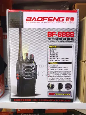 Bf-888s Two-Way Radio With Led Flashlight Scrambler