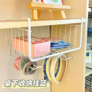 Kitchen Cabinet Under Shelf Double-Layer Storage Rack