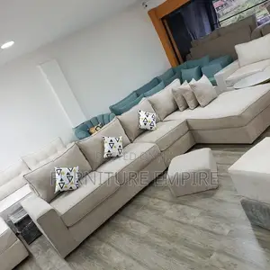 Iconic Cushy 6 Seater Corner Sofa Set
