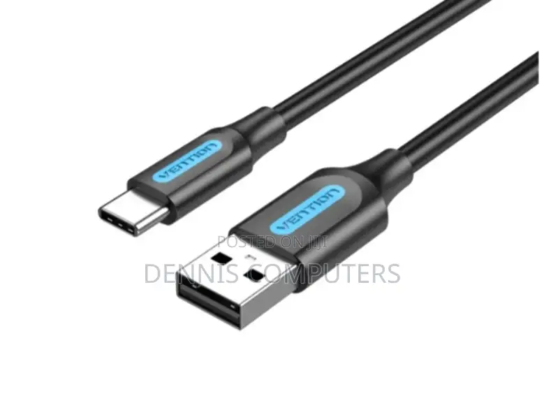 Vention Usb 2.0 a Male to C Male 3a Cable 1m Black