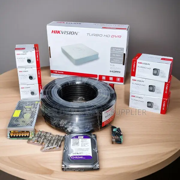 Hikvision 6 Turbo Hd 1080p CCTV With Motion Detection Full System Kit