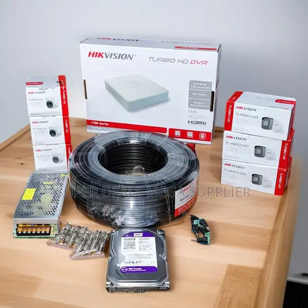 Hikvision 6 Turbo Hd 2mp CCTV High Quality Body Complete System Kit