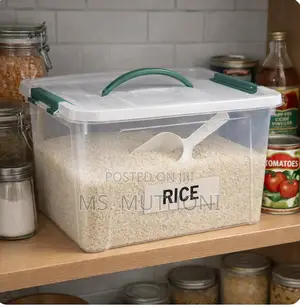 Plastic Airtight Rice / Cereal Storage Container