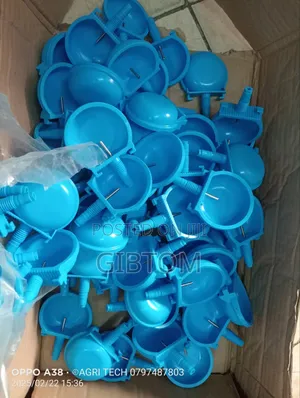 Rabbit Blue Cup Drinkers