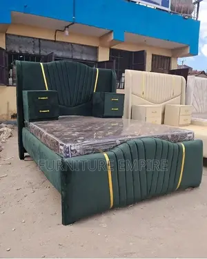Renewable Soft 5 by 6 Bed With Side Drawers