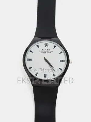 Generic Rubber Strap Rolex Watch