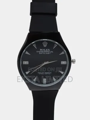 Generic Rubber Strap Rolex Watch