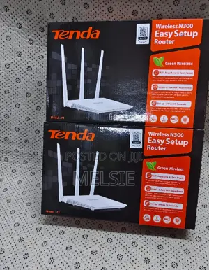 Tenda N300 Wireless Wi-Fi Router With High Power Ter ^ Tenda F3