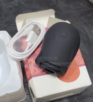 Rose Silicone Dual Suction Cup for Clitoris and Nipples With Charger