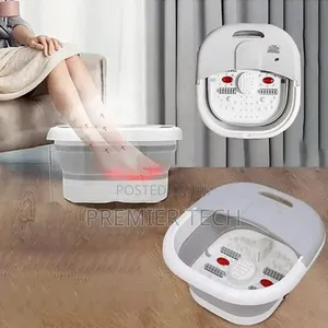 High Quality Portable Silicon Folding Electric Foot Bath Foot Massage