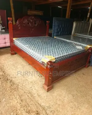 American 5 by 6 Wooden Bed