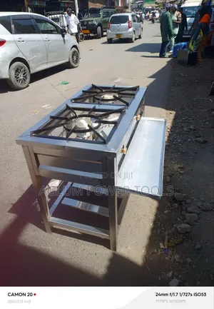 High Pressure 2 Burner With a Shelf