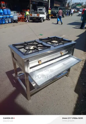 High Pressure 2 Burner With a Shelf