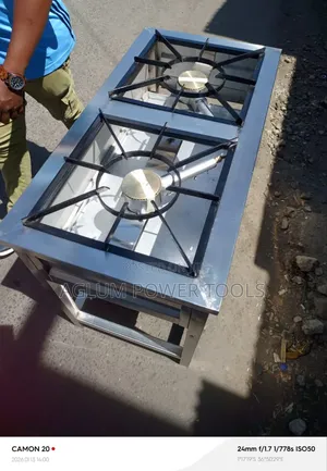 High Pressure 2 Burner With a Shelf