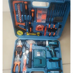 Makita 36v Cordless Drill /47pc Tool Set 36v With 2 Batteries