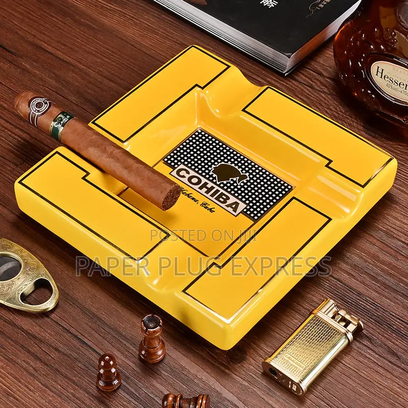 Premium Ceramic Cigars Ashtray